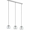 Lampe suspendue Eglo ROCAMAR Chrome, 3 lumières