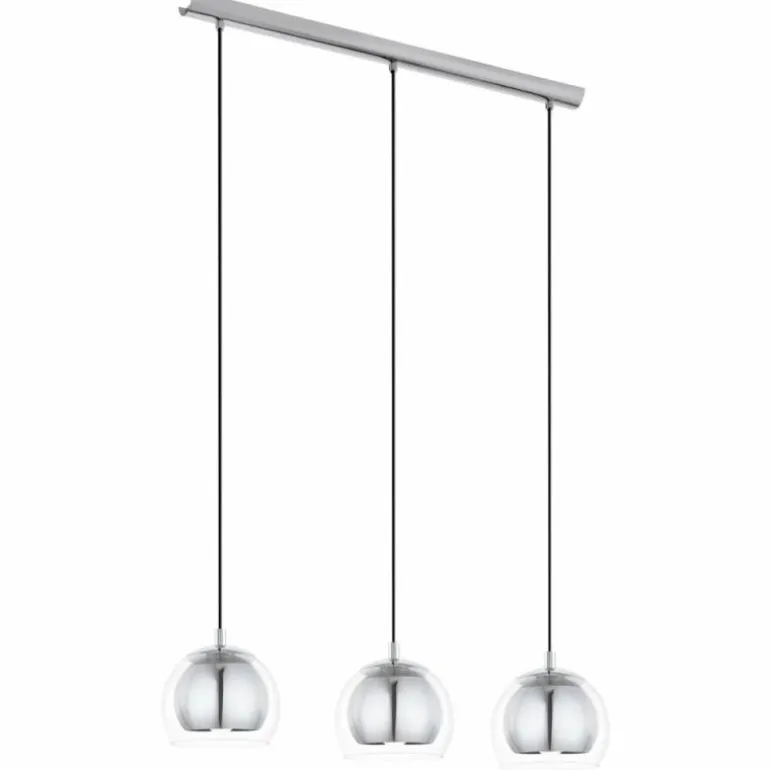 Lampe suspendue Eglo ROCAMAR Chrome, 3 lumières