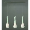Lampe suspendue Mantra Zack Chrome, 3 lumières