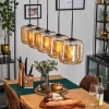 Lauden Suspension Ambre, 5 lumières