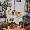 Lauden Suspension Ambre, Clair, Fumé, 3 lumières