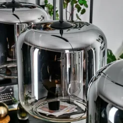 Lauden Suspension Chrome, Clair, 4 lumières