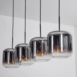 Lauden Suspension Chrome, Clair, 4 lumières