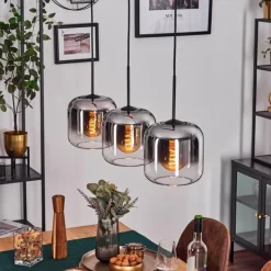 Lauden Suspension Chrome, Clair, 3 lumières