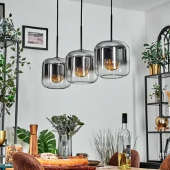 Lauden Suspension Chrome, Clair, 3 lumières