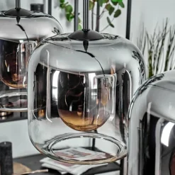Lauden Suspension Chrome, Clair, 3 lumières