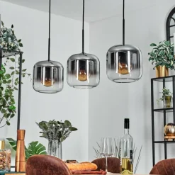Lauden Suspension Chrome, Clair, 3 lumières