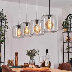 Lauden Suspension Clair, 4 lumières