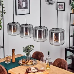 Lauden Suspension Clair, Fumé, 4 lumières