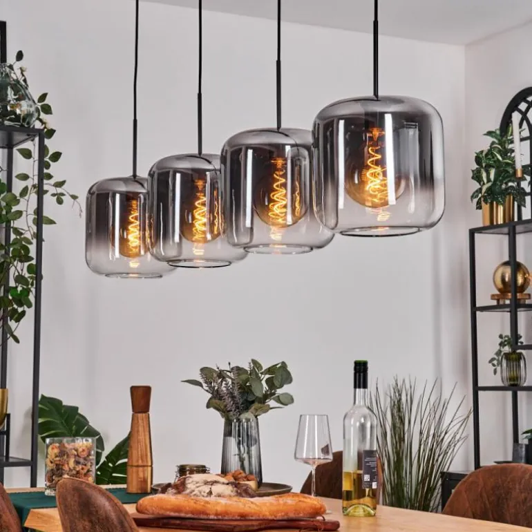 Lauden Suspension Clair, Fumé, 4 lumières