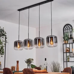 Lauden Suspension Clair, Fumé, 4 lumières