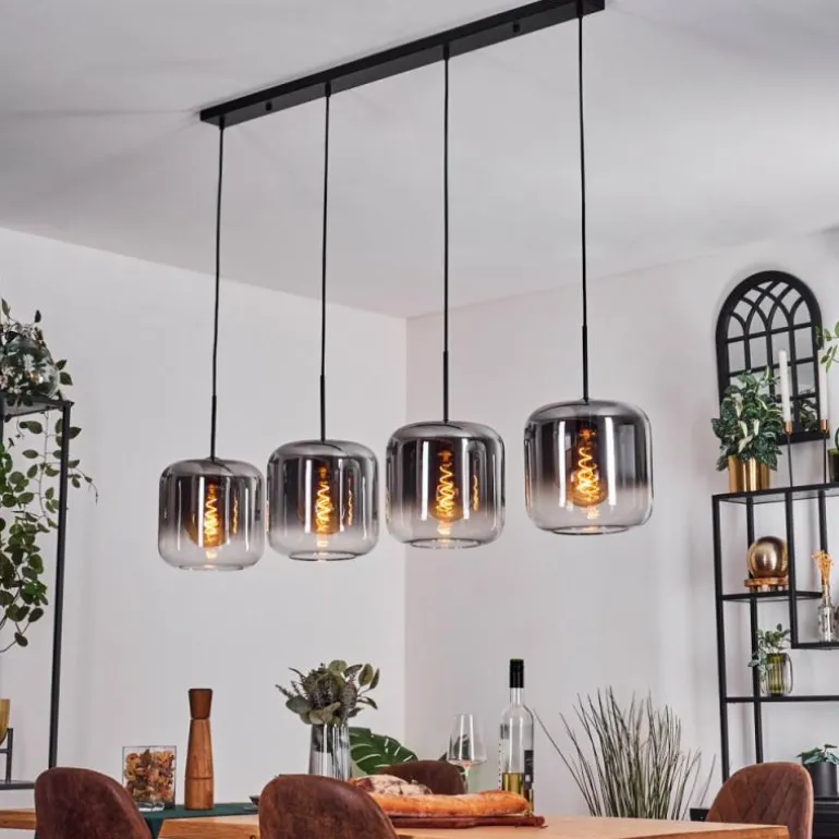 Lauden Suspension Clair, Fumé, 4 lumières