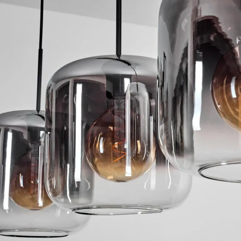 Lauden Suspension Clair, Fumé, 4 lumières
