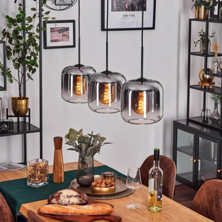 Lauden Suspension Clair, Fumé, 3 lumières