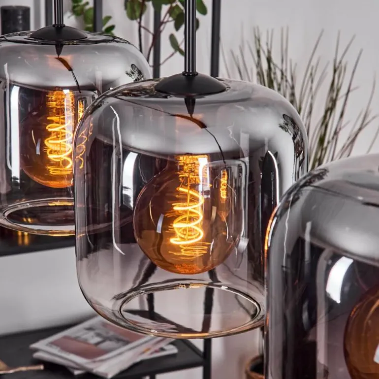 Lauden Suspension Clair, Fumé, 3 lumières