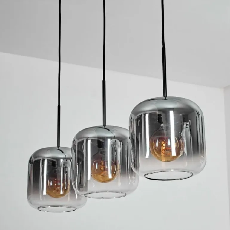 Lauden Suspension Clair, Fumé, 3 lumières