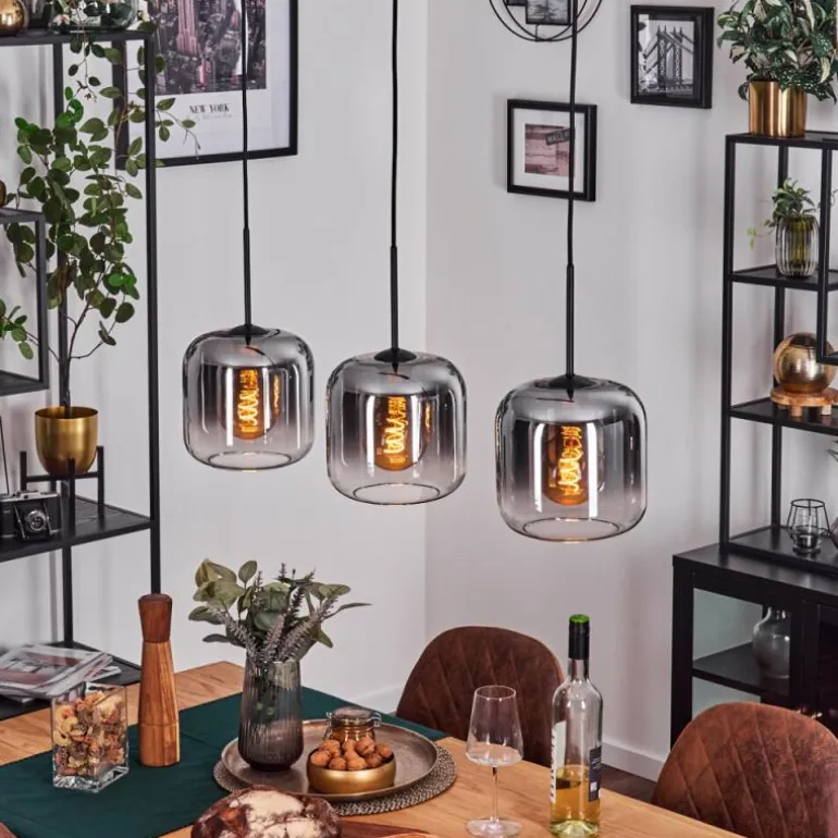 Lauden Suspension Clair, Fumé, 3 lumières