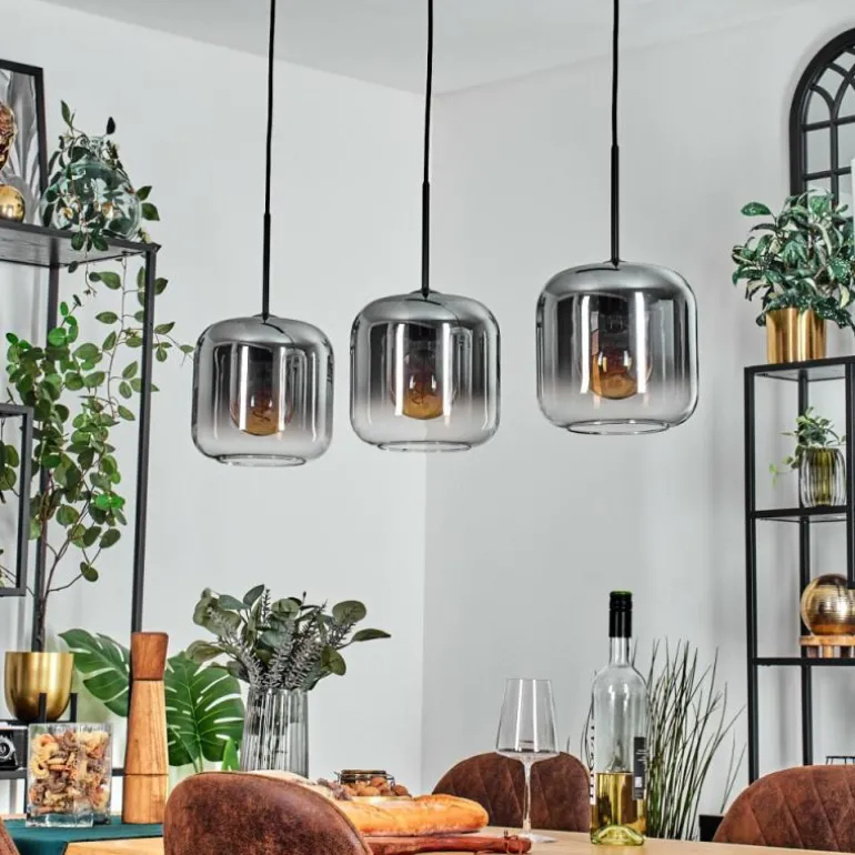 Lauden Suspension Clair, Fumé, 3 lumières
