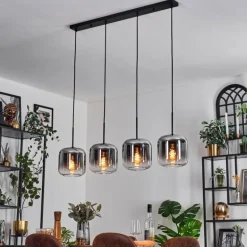 Lauden Suspension Clair, Fumé, 4 lumières