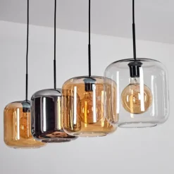 Lauden Suspension Noir, 4 lumières