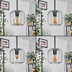 Lauden Suspension Noir, 3 lumières