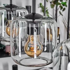 Lauden Suspension Noir, 3 lumières