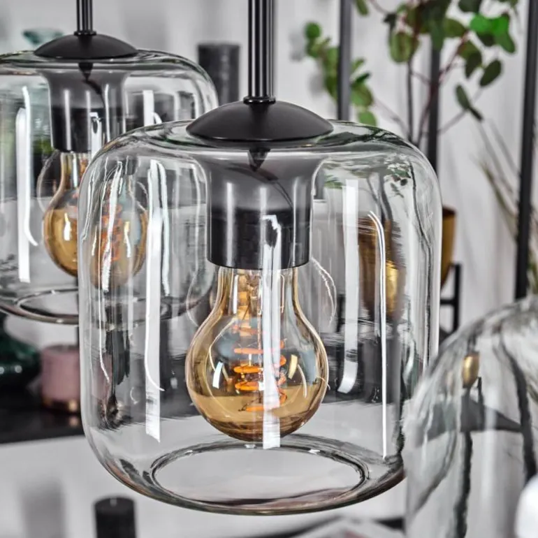 Lauden Suspension Noir, 3 lumières