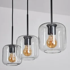 Lauden Suspension Noir, 3 lumières