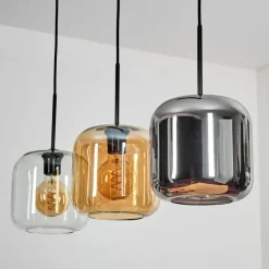 Lauden Suspension Noir, 3 lumières