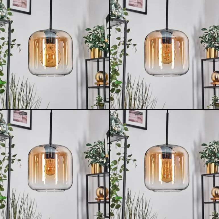 Lauden Suspension Noir, 4 lumières