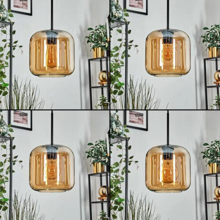 Lauden Suspension Noir, 4 lumières