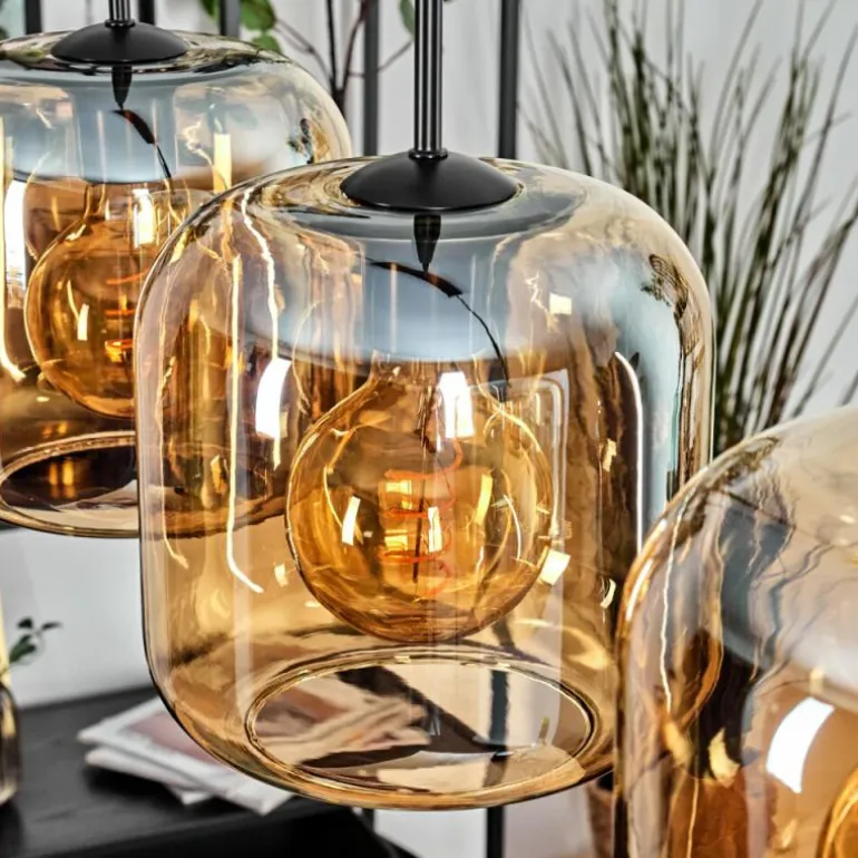 Lauden Suspension Noir, 4 lumières