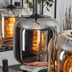 Lauden Suspension Noir, 4 lumières