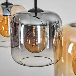 Lauden Suspension Noir, 4 lumières