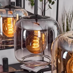 Lauden Suspension Noir, 4 lumières