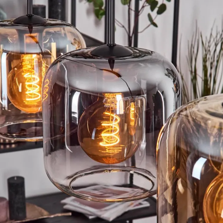 Lauden Suspension Noir, 4 lumières