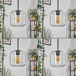 Lauden Suspension Noir, 4 lumières