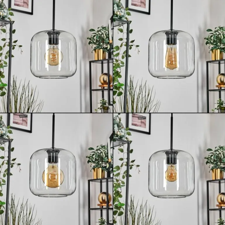 Lauden Suspension Noir, 4 lumières