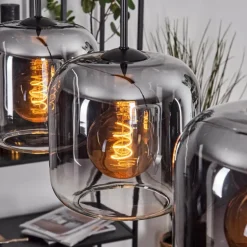 Lauden Suspension Noir, 5 lumières