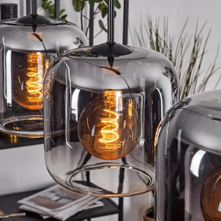 Lauden Suspension Noir, 5 lumières