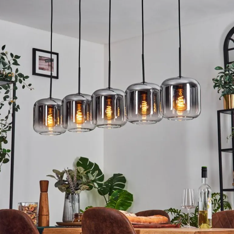 Lauden Suspension Noir, 5 lumières