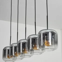 Lauden Suspension Noir, 5 lumières