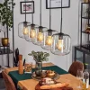 Lauden Suspension Noir, 5 lumières