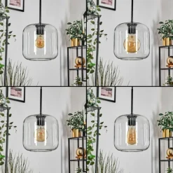 Lauden Suspension Noir, 5 lumières