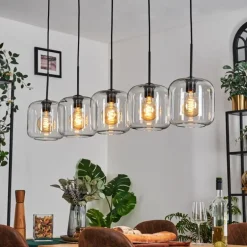 Lauden Suspension Noir, 5 lumières