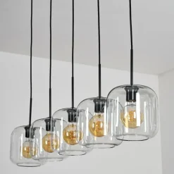 Lauden Suspension Noir, 5 lumières