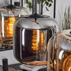 Lauden Suspension Noir, 5 lumières