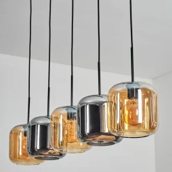 Lauden Suspension Noir, 5 lumières
