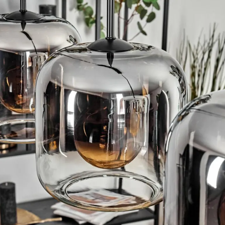 Lauden Suspension Noir, 5 lumières