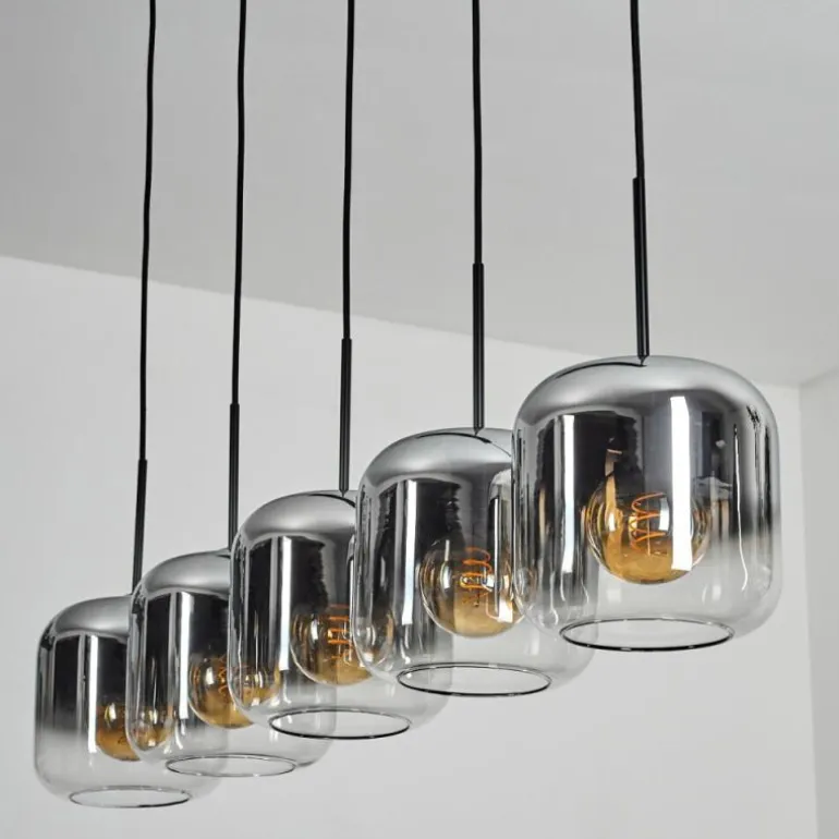 Lauden Suspension Noir, 5 lumières